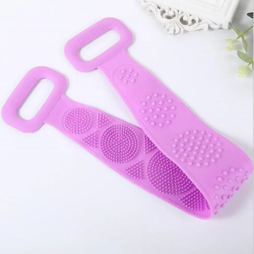 Double-Sided Silicone Back Scrubber